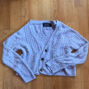 Reformation Cable Knit Cardigan L